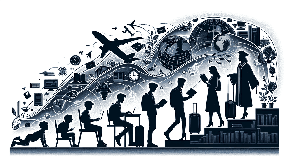 Study Abroad Illustration